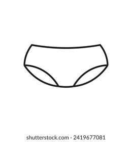 panties icon vetor template illustration logo design