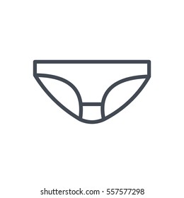 panties outlined icon