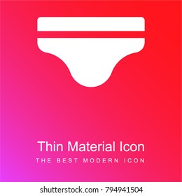 Panties red and pink gradient material white icon minimal design