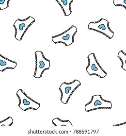 panties seamless doodle pattern