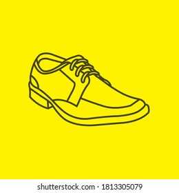 Pantofel Shoe vector for icon and logo design template