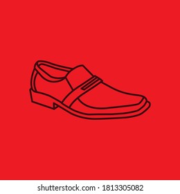 Pantofel Shoe vector for icon and logo design template