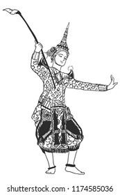 pantomime of Thailand.