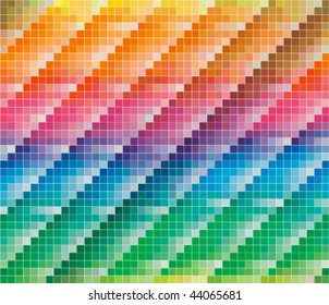 Pantone CMYK Colours Palette For Abstract Background