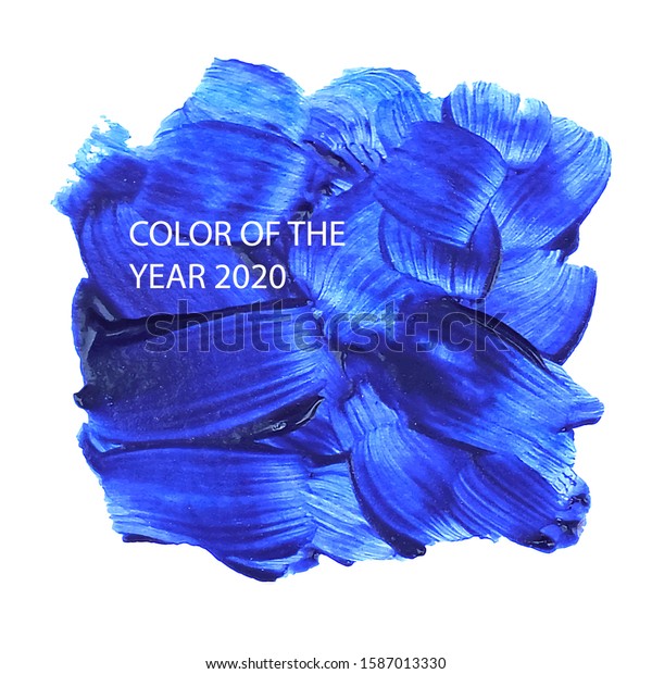 Pantone Color Year 2020 Classic Blue Stock Vector Royalty Free 1587013330 Shutterstock 3868