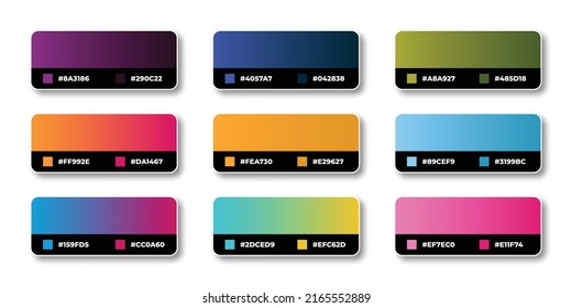 gradient codes color palette
