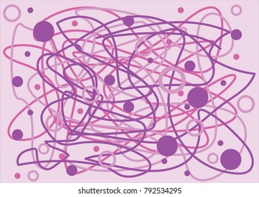 Pantone Modern Abstract Background Tao-cosmic