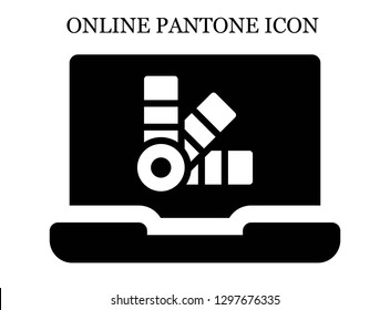 Pantone search icon. Editable Pantone search icon for web or mobile.