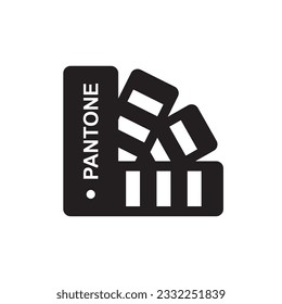 Icono vector Pantone. Diseño de señas planas Pantone. Pictograma de símbolo Pantone. icono de interfaz de usuario de UX