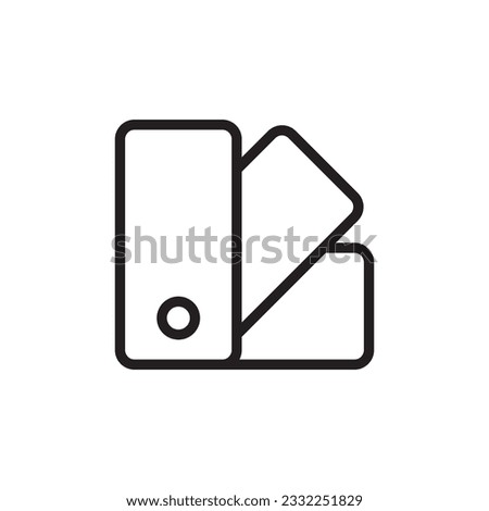 Pantone vector icon. Pantone flat sign design. Pantone symbol pictogram. UX UI icon