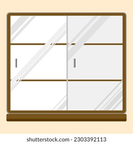 Pantry, Cupboard, Larder in flat vector illustration design