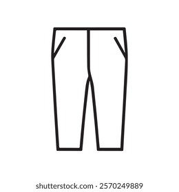 A pants black and white drawing