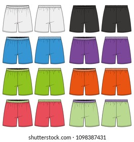 Pants Boxer Shorts Fashion Vector Illustration Stock Vector (Royalty ...