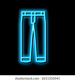 pants boy garment neon light sign vector. pants boy garment illustration