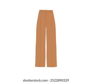 Pantalones dibujados a mano. Ilustración vectorial en estilo plano.