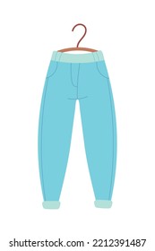 pantalones en el icono de colgador