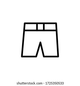 pants icon design template. Trendy style, vector eps 10