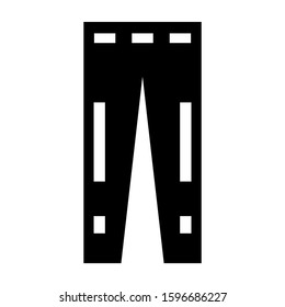 pants icon isolated sign symbol vector illustration - high quality black style vector icons
