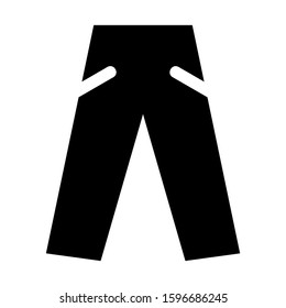 pants icon isolated sign symbol vector illustration - high quality black style vector icons

