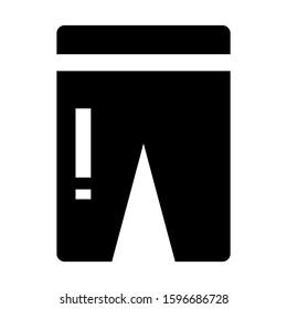 pants icon isolated sign symbol vector illustration - high quality black style vector icons
