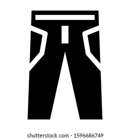 pants icon isolated sign symbol vector illustration - high quality black style vector icons
