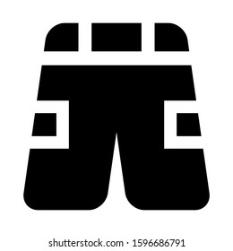 pants icon isolated sign symbol vector illustration - high quality black style vector icons
