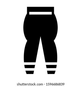 pants icon isolated sign symbol vector illustration - high quality black style vector icons
