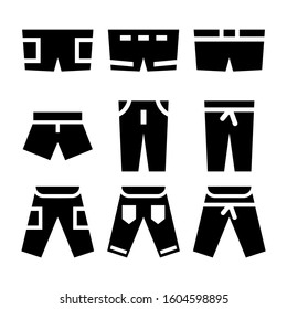 pants icon isolated sign symbol vector illustration - Collection of high quality black style vector icons
