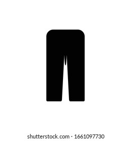 Pants icon. Jeans symbol. Logo design element