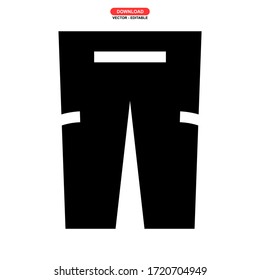 pants icon or logo isolated sign symbol vector illustration - high quality black style vector icons
