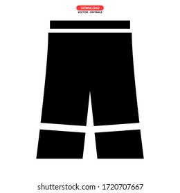 pants icon or logo isolated sign symbol vector illustration - high quality black style vector icons
