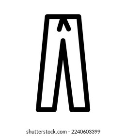 pants icon or logo isolated sign symbol vector illustration - high quality black style vector icons
