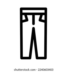 pants icon or logo isolated sign symbol vector illustration - high quality black style vector icons
