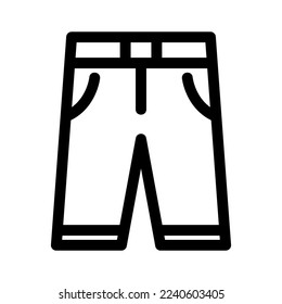 icono de pantalones o logotipo símbolo de signo aislado ilustración vectorial de alta calidad estilo negro iconos vectoriales
