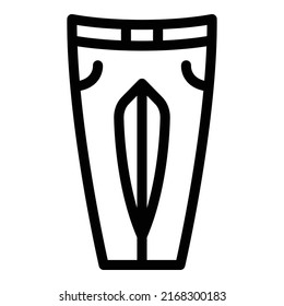  pants icon outline vector. Horse race. Sport derby