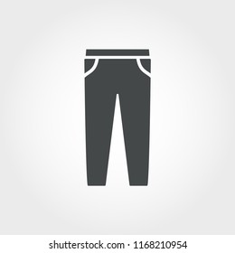 Pants icon. Pixel perfect element. Premium Pants icon design from clothes collection. For web, mobile, software, print.