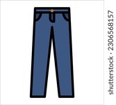pants icon vector design template