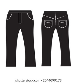 pants icon vector illustration design template