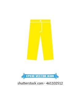 Pants icon vector illustration eps10.
