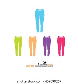 Pants icon.vector illustration.