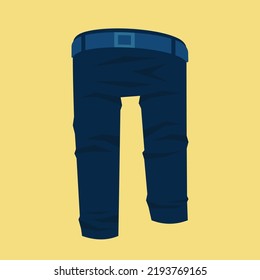 Pants With Legs Of Different Lengths