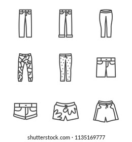 Pants Line Icon