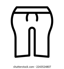 pants line icon illustration vector graphic