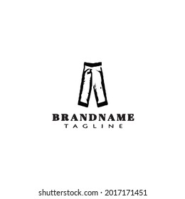 pants logo icon design template modern vector illustration