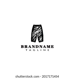 pants logo icon design template modern vector illustration