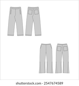 Pants are lower-body garments, available in various styles and materials, designed 