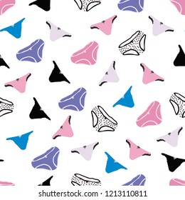 pants seamless pattern. women pants