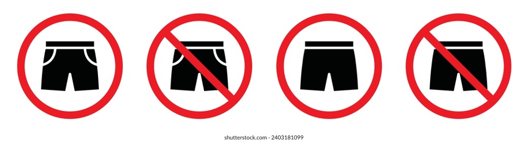 Pants set icon, vector illustration