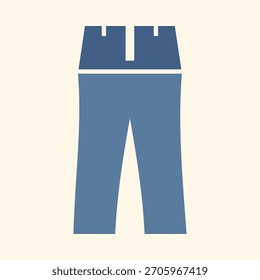 Pantalones de Vector de moda inteligente perfecto diseño increíble útil Ilustración de fondo colorido.eps
