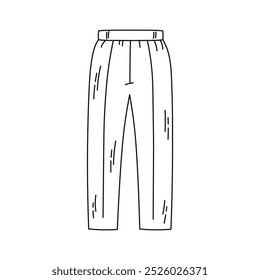 Pants, sports uniform, clothing sketch